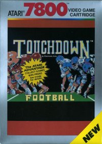 Touchdown Football Atari 7800 US box art